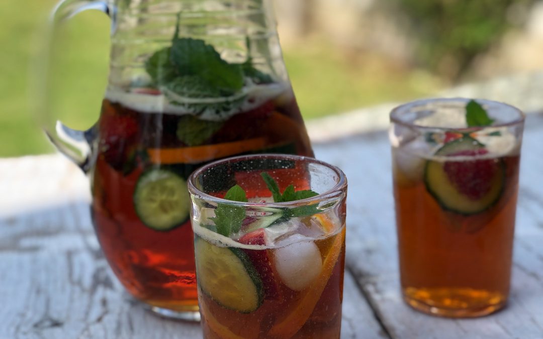 Skinny Pimms Punch